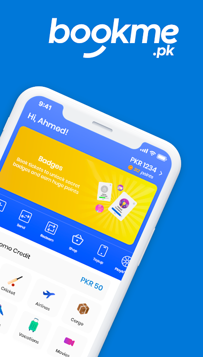 bookme.pk online booking platform mobile app for travel and event tickets